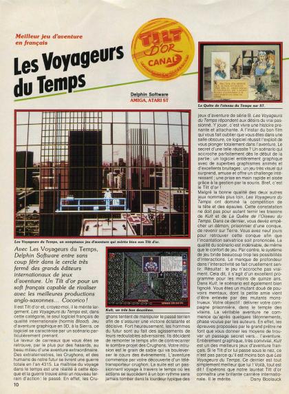 Voyageurs du Temps, Les Trophée