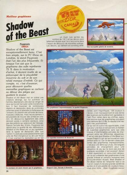 Shadow Of The Beast Trophée