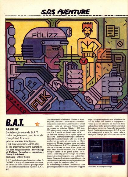 B.A.T. Test Atari ST