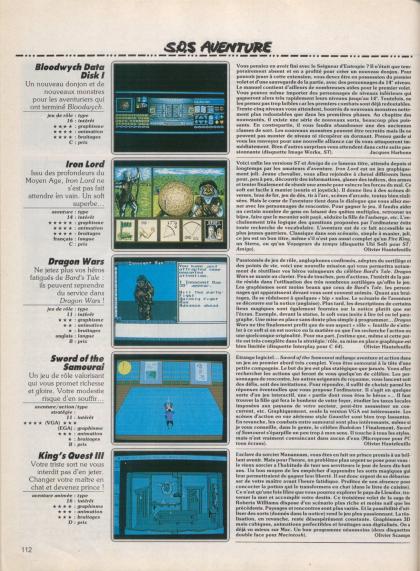 Iron Lord Test Atari ST