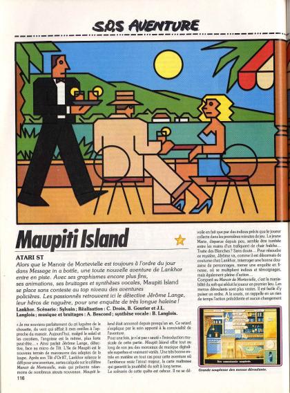 Maupiti Island Test Atari ST