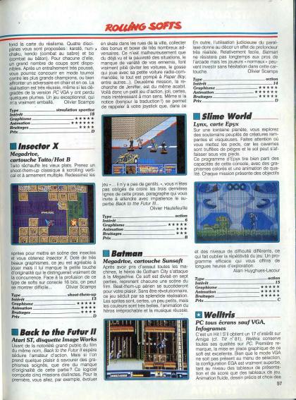 Back To The Future Part II Test Atari ST
