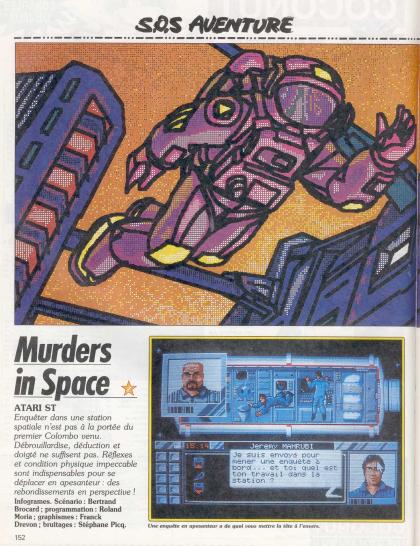 Murders in Space Test Atari ST