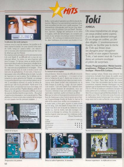 Toki Test Amiga