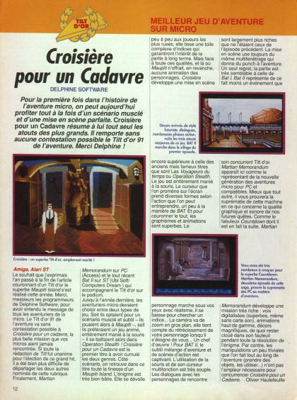 Croisière Pour Un Cadavre Trophée