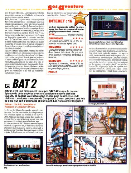B.A.T. II : The Koshan Conspiracy Test Atari ST