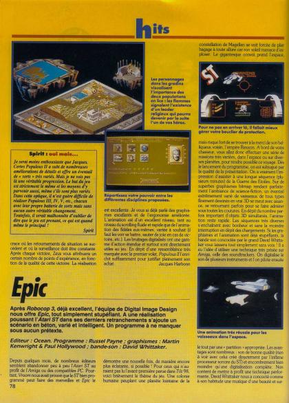 Epic Test Atari ST