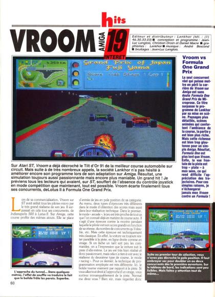 Vroom Test Amiga