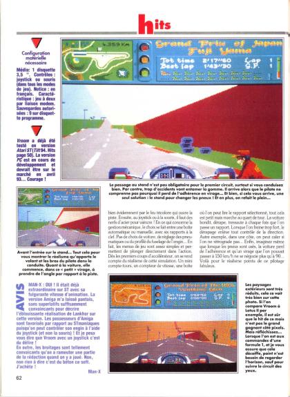 Vroom Test Amiga