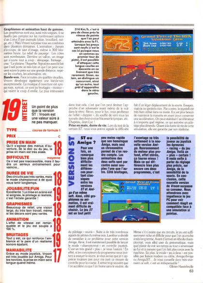 Vroom Test Amiga