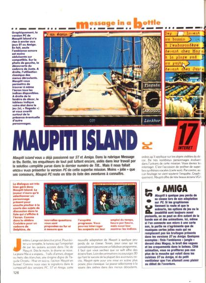 Maupiti Island Test PC