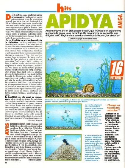 Apidya Test Amiga