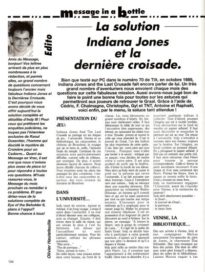 Indiana Jones and the Last Crusade : The Graphic Adventure Solution