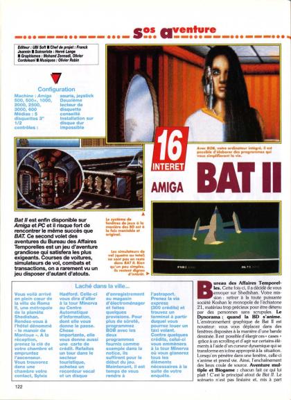 B.A.T. II : The Koshan Conspiracy Test Amiga