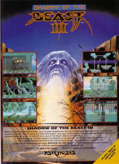 Shadow Of The Beast III Publicité
