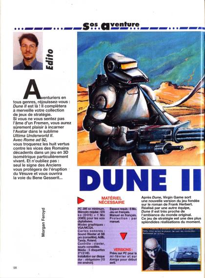 Dune II : Battle for Arrakis Test PC