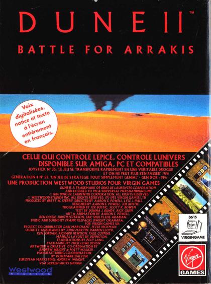 Dune II : Battle for Arrakis Publicité